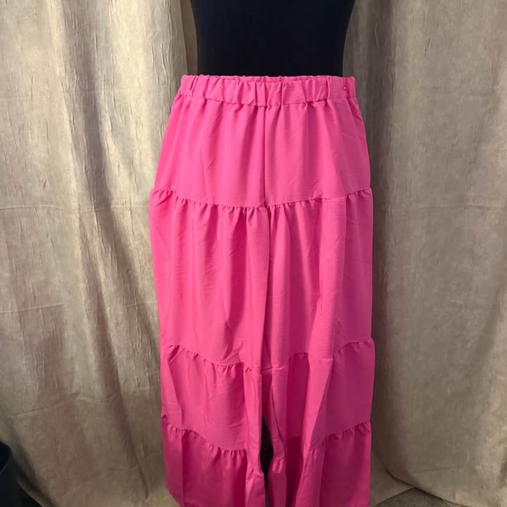 Pink Ruffled Pants